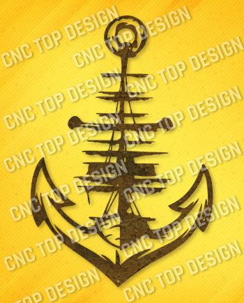 Anchor vector design files - SVG DXF EPS AI CDR