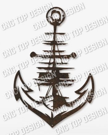 Anchor vector design files - SVG DXF EPS AI CDR