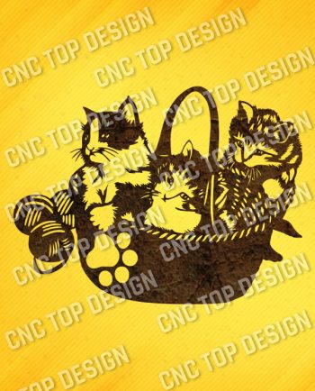 Cats vector design files - SVG DXF EPS AI CDR