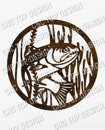 Fishing vector design files - SVG DXF EPS AI CDR